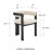18.71'' H Fabric Upholstered Oak Armchair-1678731270