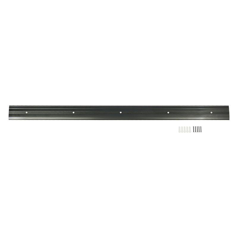 Barres de transition de sol 35,43 x 2,36 po, seuil de porte métallique pour combler les espaces entre les planchers, barre de transition de seuil de porte