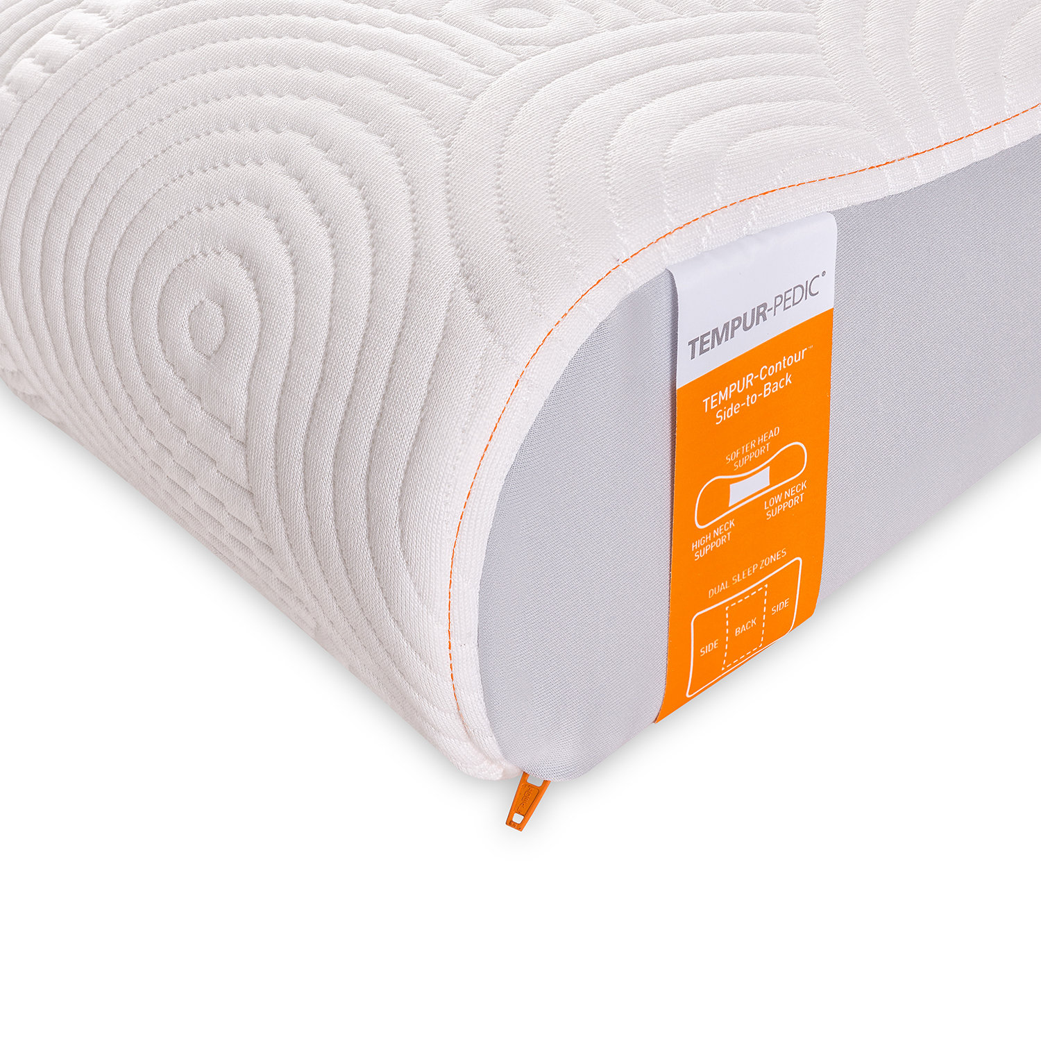 Tempur-Pedic Bedding Advanced Neck Relief Memory Foam Queen Firm Support Pillow