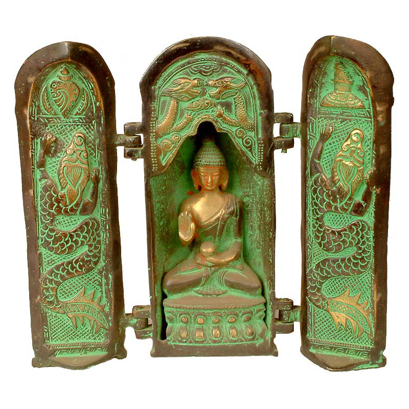 Bouddha tibétain bouddha pliant