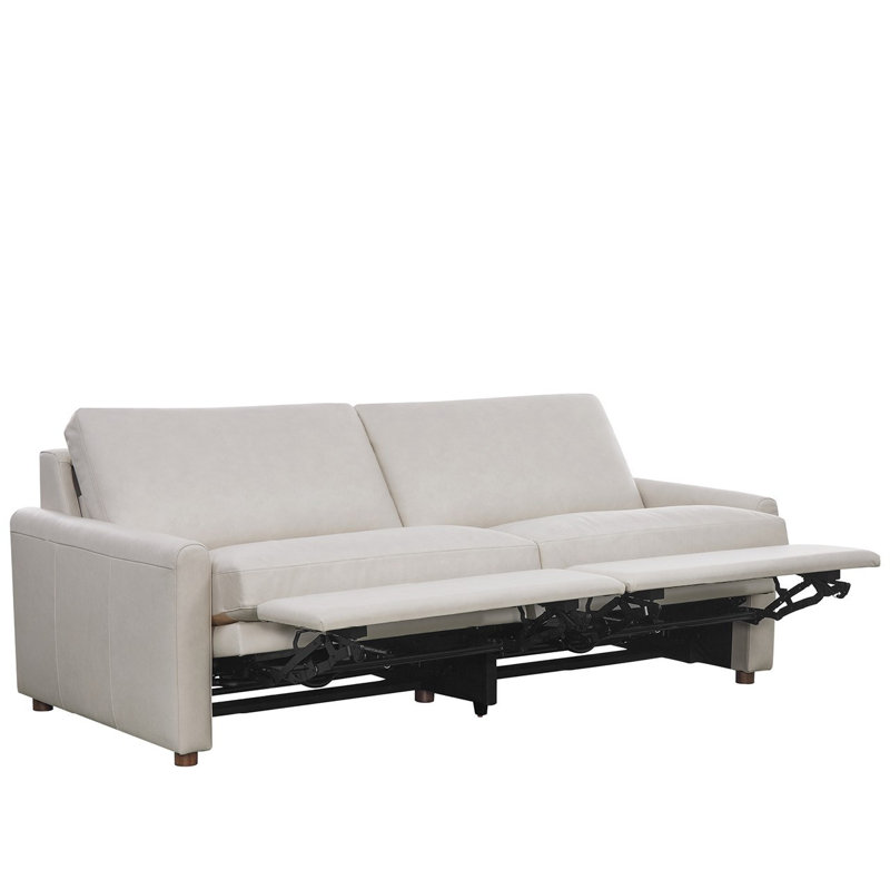 Canapé inclinable en cuir Hyham Markham