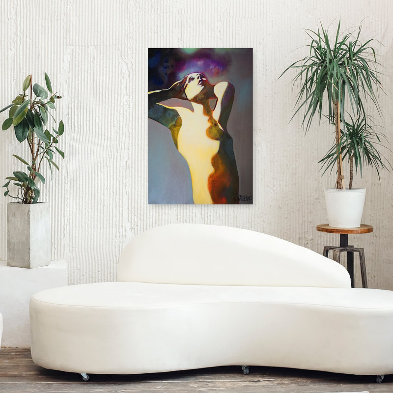 Art dramatique contemporain éthéré, H 36 po x l 24 po