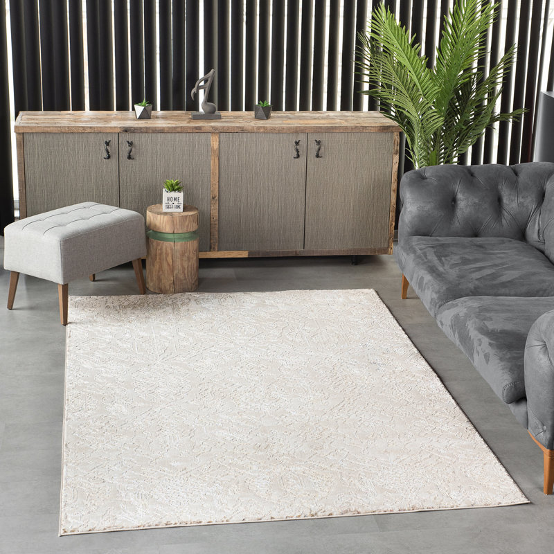 Huib Abstract Indoor Rug, Rectangle 7'10" x 10'