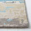 Tapis abstrait beige / bleu en laine / coton touffeté à la main Soho-98294592