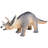 Scaled Jurassic Triceratops Dinosaur Statue