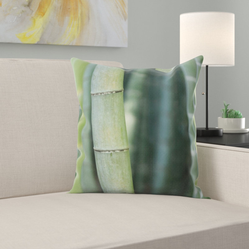 Coussin décoratif en bambou
