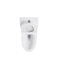Toilette monobloc 1,1 / 1,6 GPF allongée à hauteur de confort très grande, certifiée CUPC, certifiée WaterSense, céramique, couleur blanche, siège à fermeture en douceur