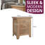 50cm W Bedside Table