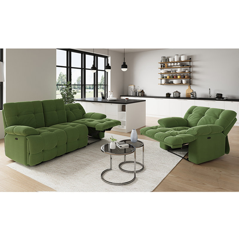 Rymann 2 - Piece Living Room Set, Green