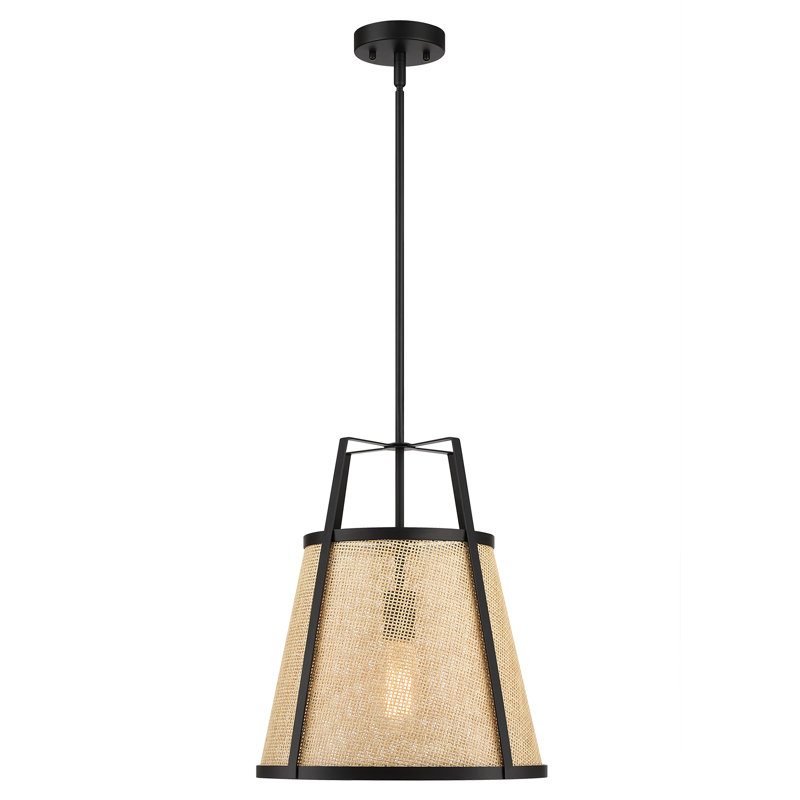 Bixler 1 - Light Matte Black Pendant