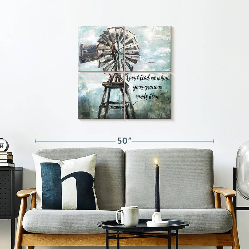 Lilie Primitive Windmill, 26" H x 26" W