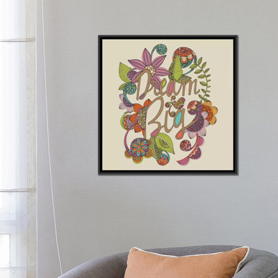 «Dream Big», impression sur toile tendue