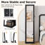 Armoire à bijoux avec rangement à miroir Latitude Run®