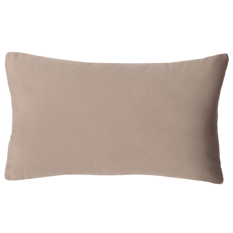 Sarla 12" x 20" Brown and Gold Decorative Pillow
