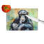 Chimpanzee Glass Cutting Board Large