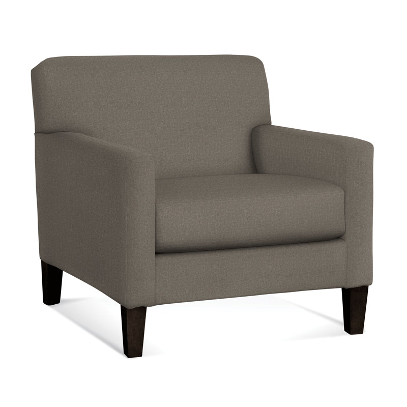 Tampa Upholstered Armchair, Java, Gray Sugar Performance; 0863-84