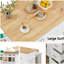 Îlot de cuisine avec comptoir pliable, chariot d'îlot de cuisine roulant, avec armoire de rangement et table d'îlot de cuisine avec roues, blanc-412710303