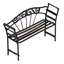 Banc de jardin en acier Chacko-25953528