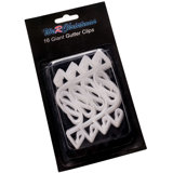 Large Gutter Hooks, Pack of 16 – Outdoor Christmas Light Clips