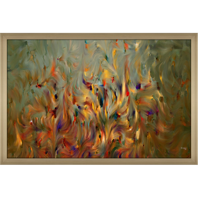 «Faith, Not Emotion» par Mark Lawrence, reproduction sur toile, H 21,5 po x l 27,5 po, Impression encadrée, Champagne