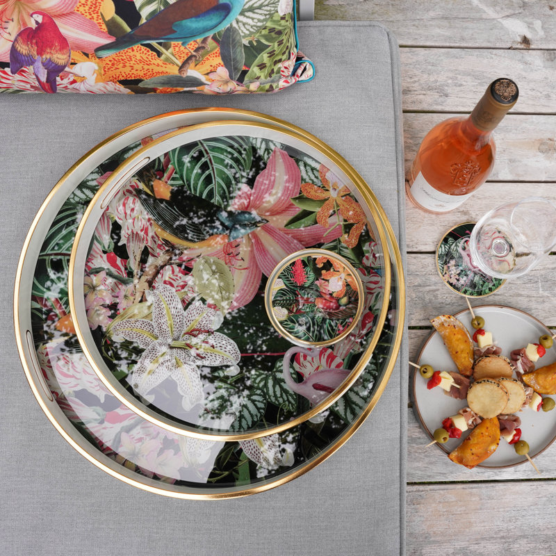 Tropical Bomb Circular Coaster Set - MYRTLE & MARY