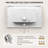 Oakmere 30" Rustic Brown Single Bathroom Vanity With Solid Surface Composite Top