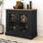 Allivia 32.4" W 2-Door Manufactured Wood Accent Cabinet with Acrylic Panels-1064771032