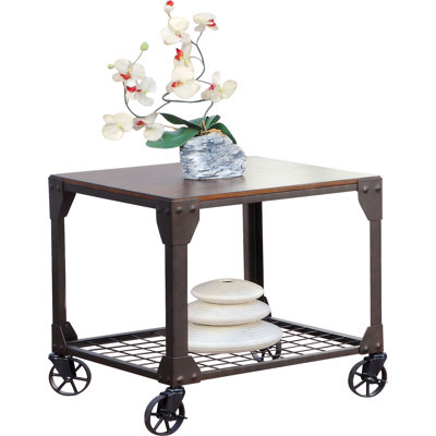 Hobart Wheel End Table
