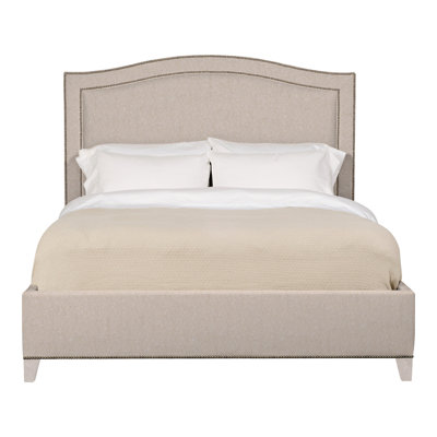 Caroline/Casey Queen Upholstered Low Profile Panel Bed