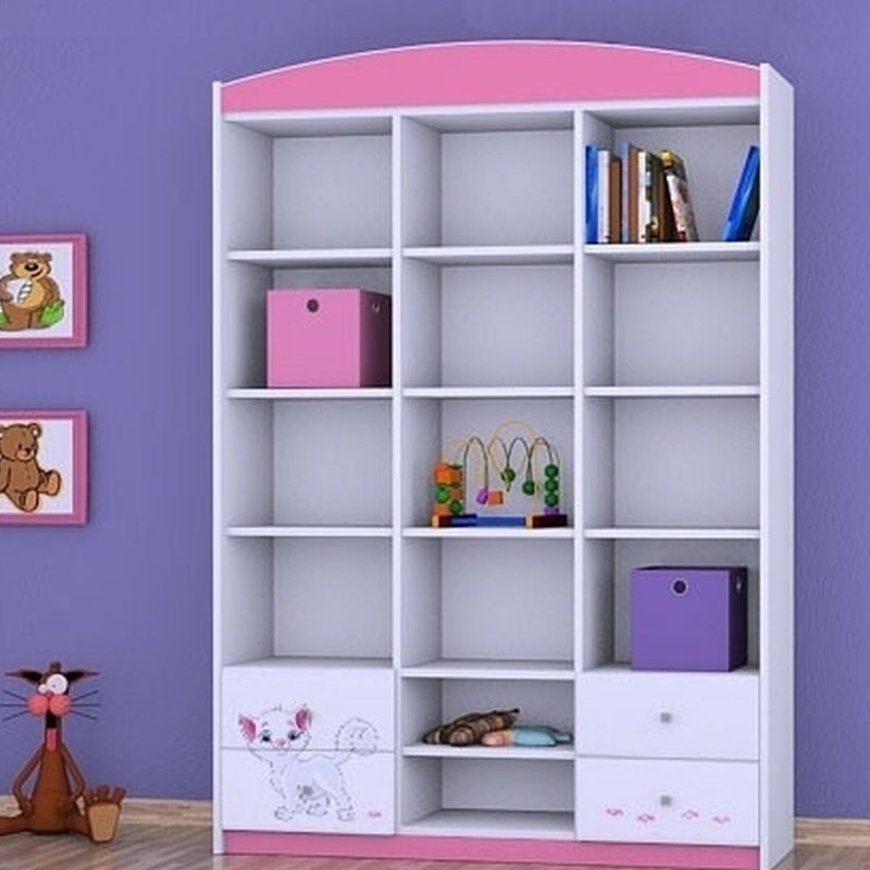 Finley 183cm H X 132cm W Animals Kids Cube, Pink