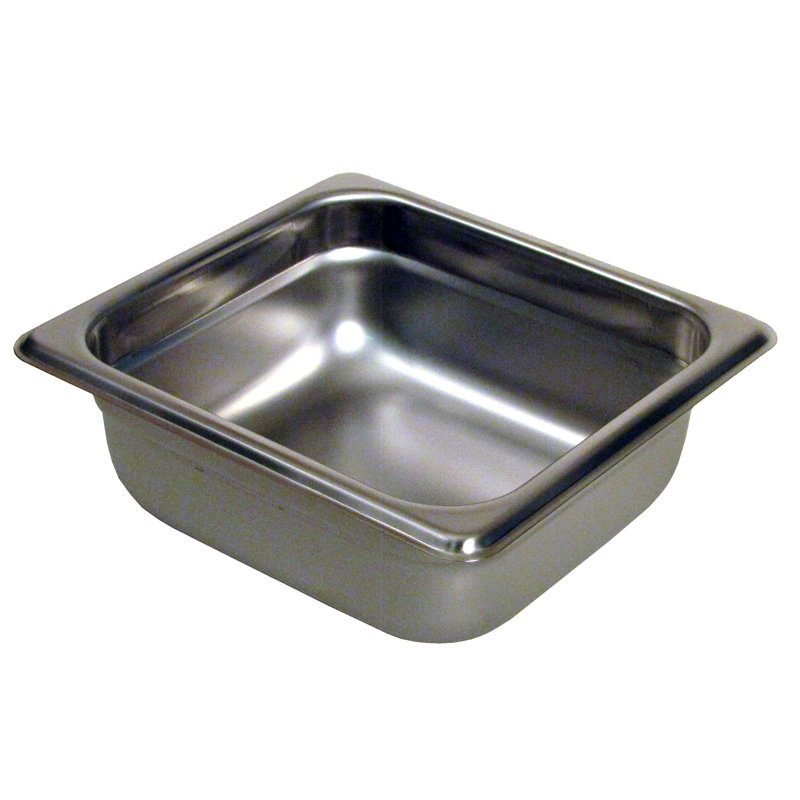 Casseroles à vapeur en acier inoxydable, H 2,5 po x l 6,8 po x P 6,3 po