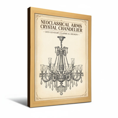 chandelier Neoclassical Arms Crystal Chandelier Design