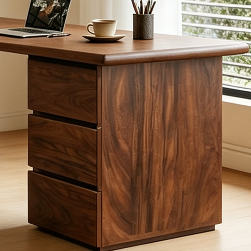 New Chinese-Style Solid Wood Desk