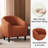 Upholstered Accent Chair Fabric Club Chair-116648881
