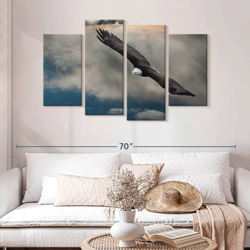 Brampt Soaring Eagle, 32" H x 52" W