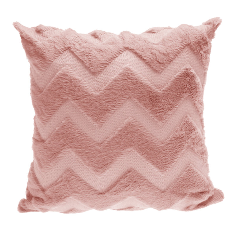 Masafumi Cotton Square Cushion, Pink