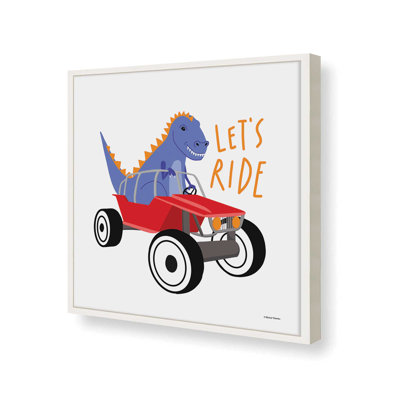«Let's Ride Dinosaur» par Rachel Nieman, reproduction d'art