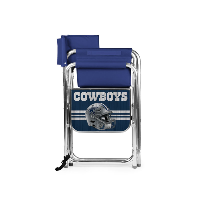 Folding Director Chair, Dallas Cowboys, Blue