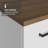 Hokku Designs Hazel 2-Piece Kitchen Storage Set with 3 Door Pantry Cabinet and 3 Drawers Base Cabinet Adjustable Feet 74 Inch Wooden Modern Organization Units - White