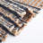 Zakai Natural Fiber Flat Weave Jute/Cotton Geometric Rug in Navy/Natural-1585351467