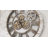 Wall Clock 24" Round Oversized for Living Room decor with Real Moving Gears America Collection-73808856