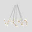 Lustre spoutnik moderne 20 lumières à hauteur réglable blanc-507046380