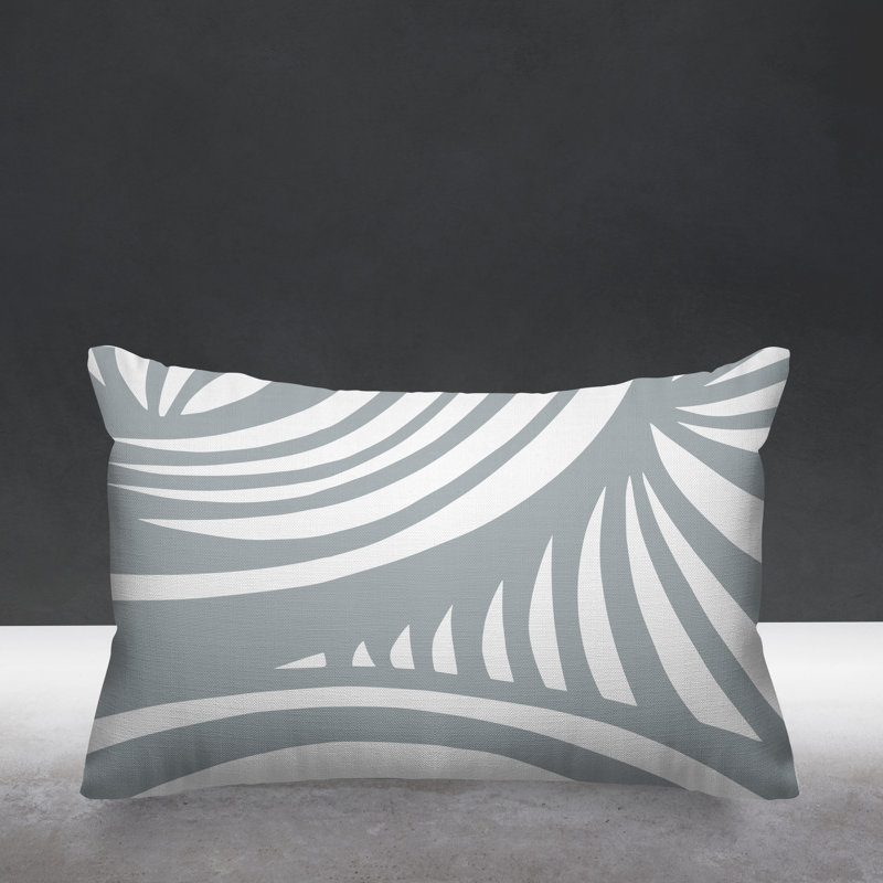 Housse et insert de coussin rectangulaire extérieur Marlaya, gris