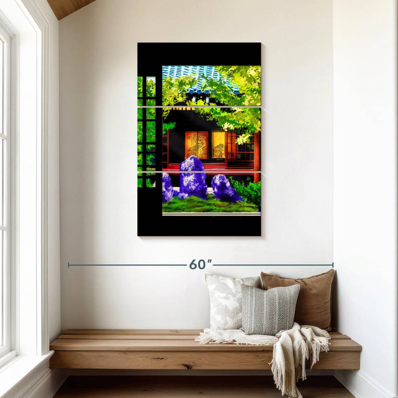 Lilie Neon Kenninji, 45" H x 28" W