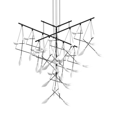 Lustre linéaire moderne à 15 lumières Suspender®