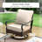 5 - Person Patio Conversation Set With Swiveling Lounge Chairs-2068476304
