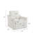 30" Wide Modern Chenille Swivel Accent Chair With Hidden Storage And Charging-1515919247