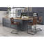 Perrott Upholstered Counter Stool with Metal Frame-777263588