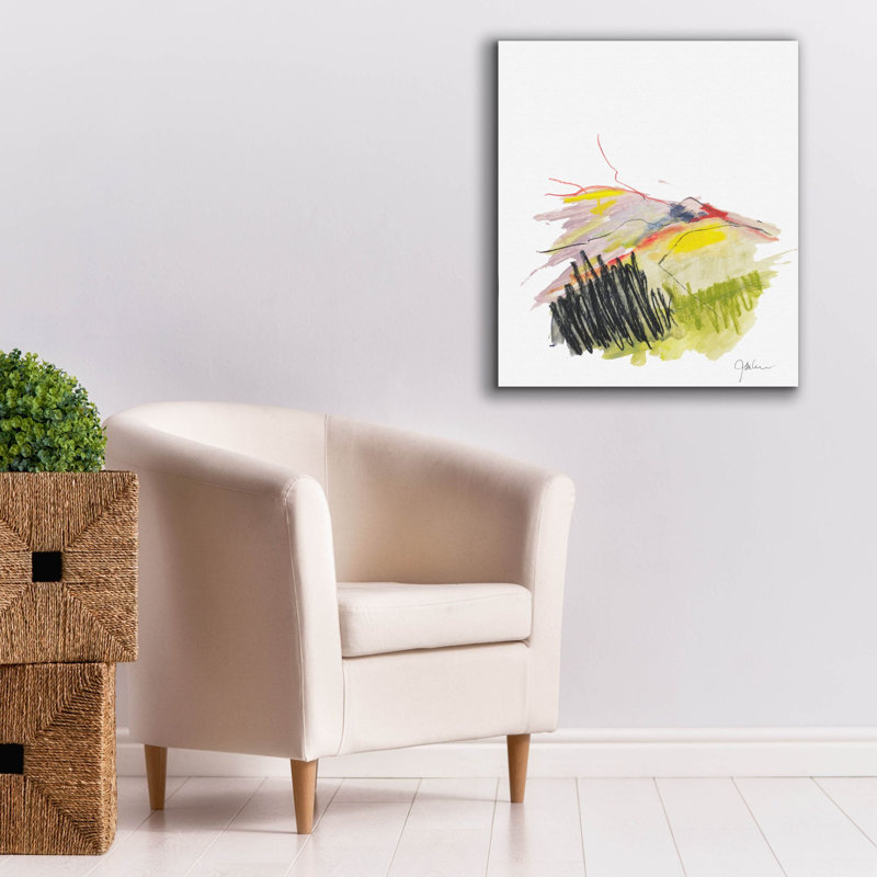 'Abstract Landscape No. 12' by Jan Weiss Canvas Wall Art, 30" H x 26" W x 1.5" D