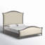 CiaoBella Upholstered California King Wingback Bed